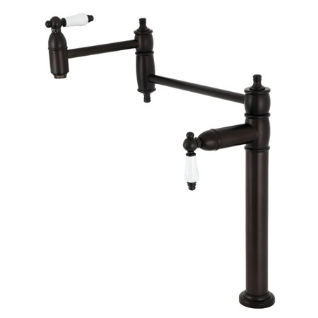 KINGSTON BRASS Deck Mount Pot Filler, Oil Rubbed Bronze KS3705PL